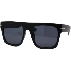 Square Stylish Square Sunglasses Unisex Designer Fashion Shades UV 400 - Matte Black (Black) - CQ195M3WZD9 $8.79