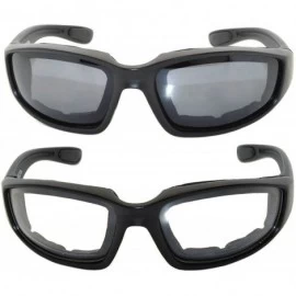 Goggle Riding Glasses - Smoke + Clear (2 Pack) - C4127HAQPRD $11.20