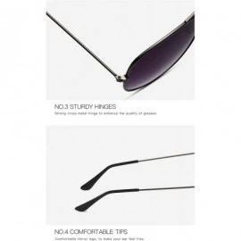 Round Fashion Retro Round Sunglasses Unisex Adult Polarized Driving Anti-UVA UVB Sunglasses - Purple-red - CN18X660QG7 $23.08