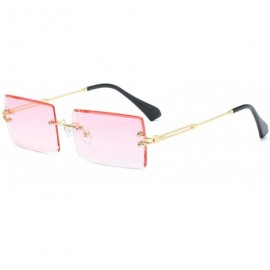 Goggle Vintage Square Sunglasses Women Designer Retro Small Sun Glasses UV400 Purple Eyewear Lunette De Soleil Femme - C3197A...