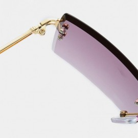 Goggle Vintage Square Sunglasses Women Designer Retro Small Sun Glasses UV400 Purple Eyewear Lunette De Soleil Femme - C3197A...