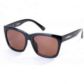 Square Linno Polarized Square Sunglasses Women Vintage Sunglasses 100% UV protection - Brown - CS18KXC9TT6 $16.90