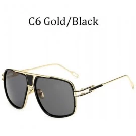 Aviator 2019 Classic Luxury Brand Men's Designer Large Frame Sunglasses Vintage 2405 C1 - 2405 C6 - C518XAL7UCQ $21.02
