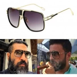 Aviator 2019 Classic Luxury Brand Men's Designer Large Frame Sunglasses Vintage 2405 C1 - 2405 C6 - C518XAL7UCQ $10.37
