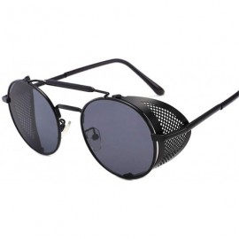 Goggle Steampunk Sunglasses Fashion Glasses - C1 Black Gray - C418XA78UD8 $80.95