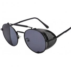Goggle Steampunk Sunglasses Fashion Glasses - C1 Black Gray - C418XA78UD8 $73.33