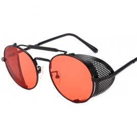 Goggle Steampunk Sunglasses Fashion Glasses - C1 Black Gray - C418XA78UD8 $36.19
