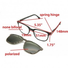 Wayfarer None Bifocal - Polarized Magnetic Clip on - Polarized Sunglasses New Arrived - CM18LNLE96I $21.84