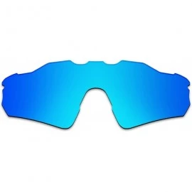 Rectangular Anti-fading Polarized Replacement Lenses Radar EV Path Sunglasses - Ocean Blue - Polarized - C4180O9WW0Z $19.82
