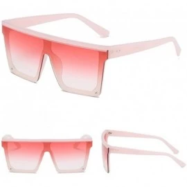 Wayfarer Oversized Square Sunglasses Men Women Vintage Metal Frame Goggles Colored Lens Eyewear - CF18Z35NN8O $10.55