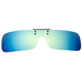 Sport Men Cool TAC UV400 Polarized Clip On Glasses Sunglasses For Women - Blue - CD182S0STKD $8.70
