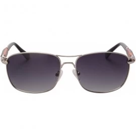 Rectangular Anti Glare Metal Frame Sunglases Classic Polarized Driving Sunglasses-1578 - C2 - CW12DOMAMSB $31.75