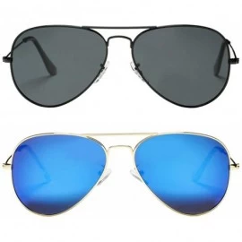 Aviator Classic Polarized Aviator Sunglasses for Men and Women UV400 Protection - CB184DULOXH $33.81