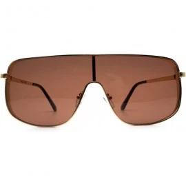 Shield Fashion Shield Oversized 100% UV - Ultra Lightweight Metal Frame for Women and Men Style F089 - CD194XKMWS7 $34.31