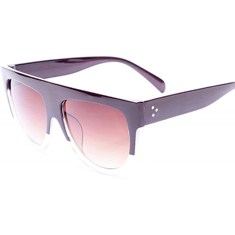 Oversized Oversized Sunglasses Gradient Classic Glasses - C518XOR6C7U $22.46