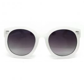 Oval JP7155 Tinted Candy Matte Finish Flash Retro Funky Sunglasses - Matte Finish - CR184YS276T $14.13