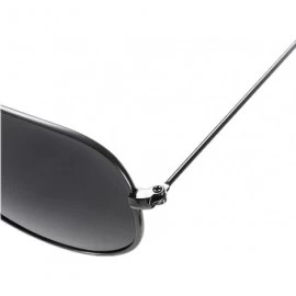 Aviator Premium Military Style Classic Polarized UV400 Aviator Sunglasses for Men Women with Sun Glasses Case - Gold/Pink - C...
