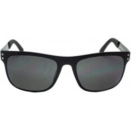 Wayfarer 2624 Fashion Rectangular Sunglasses - UV Protection - Glossy Black/ Black - CV18O7LY4HE $19.13