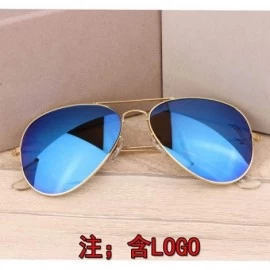 Goggle Popular Sunglasses - popular Sunglasses New metal resin sun 3025 wholesale - Gold Frame All Tan - CH18AZAA0KM $25.16