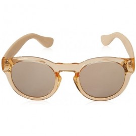 Round Trancoso Round Sunglasses - Gold - CE18C43LA5W $27.22
