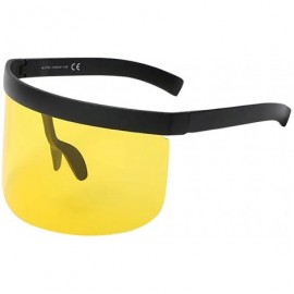 Oversized Unisex Vintage Sunglasses Retro Oversized Frame Eyewear - Multicolor B - CO1974E7RXG $13.56
