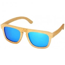 Goggle Bamboo glasses men and women with the same sunglasses wooden glasses classic retro sunglasses driving polarizer - C818...