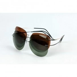 Round 100% Titanium Polarized Sunglasses Polaroid Super Light Brand Designer RimlGafas Men Sun Glasses Eyewear - C8197A3I5L2 ...