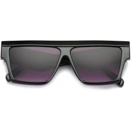 Oversized Square Sunglasses Shades Mirror Eyewear Retro Style Big Frame Sun Glasses Oversize Man Women UV400 - 8 - CU18X8CIER...
