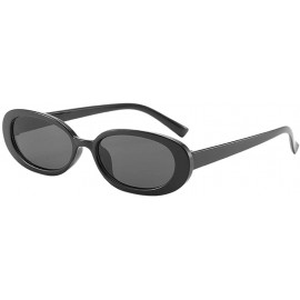 Square Unisex Polarized Sunglasses Fashion Small Frame Sunglasses Retro Round Classic Retro Aviator Mirrored Sun Glasses - CP...