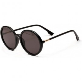 Semi-rimless Women Vintage Round Sunglasses Metal Frame Oversized Luxury Mirror Retro Big Sun Glasses UV400 - 5 - C3198ZLO6E9...
