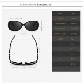Sport Ladies Polarized Sun- UV Protective - Fashion Full Frame C1 - C1 - CJ197NI72QT $62.86