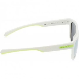 Square Men's Pld2065/S Square Sunglasses - White Crystal Grey - CI180LIDER0 $46.74