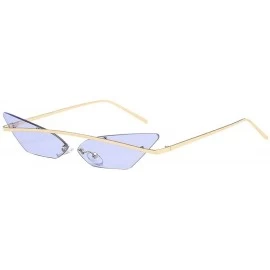 Goggle Fashion Sunglasses-Vintage Irregular Shape Sunglasses Eyewear Retro Street Beat Goggle (D) - D - C818R3T3Q4G $12.81