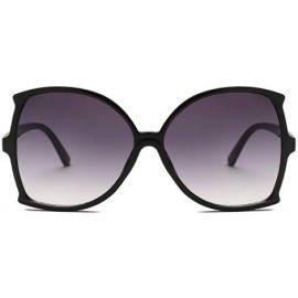 Sport women fashion Simple sunglasses Retro glasses Men and women Sunglasses - Black - CQ18LLCCHE5 $9.36