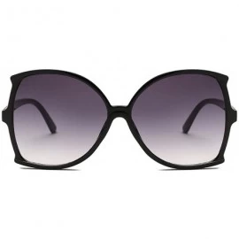 Sport women fashion Simple sunglasses Retro glasses Men and women Sunglasses - Black - CQ18LLCCHE5 $16.66