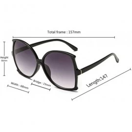 Sport women fashion Simple sunglasses Retro glasses Men and women Sunglasses - Black - CQ18LLCCHE5 $9.36