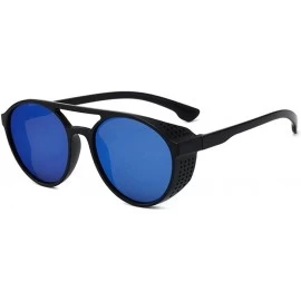 Oversized Sunglasses men's retro box trend sunglasses spread the impulse eye - Shahei Blue Tablets - C0190MXUQIZ $32.04