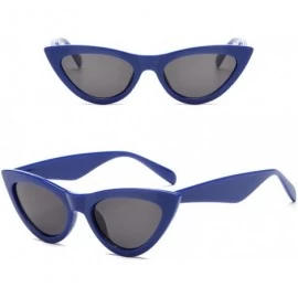 Aviator Eyewear Neutral Cat Eye Sunglasses Retro Heart Frame UV400 Eyewear Fashion Ladies(C) - C8195WI2SSW $12.47