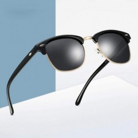 Aviator Classic Polarized Sunglasses Men Women Retro Brand Designer High 3016 C1 - 3016 C7 - CT18XQZTAM6 $11.01
