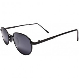 Rectangular Classic Genuine Vintage 80s 90s Style Hip Rectangle Sunglasses - Black - C818WG08MRD $31.82