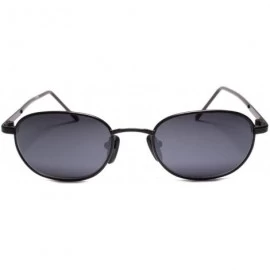 Rectangular Classic Genuine Vintage 80s 90s Style Hip Rectangle Sunglasses - Black - C818WG08MRD $27.53