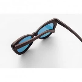 Wayfarer Vintage Narrow Cat Eye Sunglasses for Women- Sun glasses Fashion Women with Polarized Lens - Green - CD18T9AQGQ9 $28.45