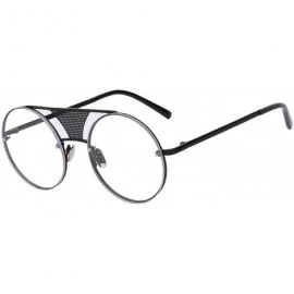Square Sunglasses Mens Round Metal Glasses Retro Brand Designer Men Sunglasses Coating Mirrored Top Quality Uv400 - CB18S7LRZ...