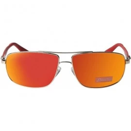 Aviator Polarized Aviator Sunglasses for Men for Women Classic Retro Sunglasses LSP805T - Rd-bu - C4124E6426Z $19.84