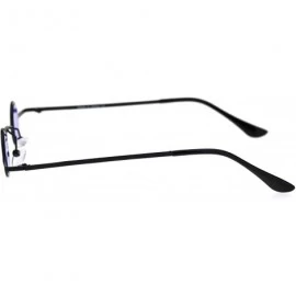 Round Super Ditsy Small Round Circle Lens Runway Hippie Sunglasses - Black Blue - C618QXZX8M0 $24.50