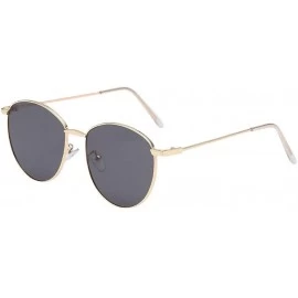 Semi-rimless Frame Semi Rimless Sunglasses Women Men Retro Sun Glasses (Style B) - CI196IR02R3 $8.86