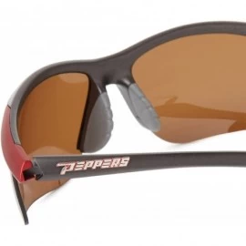 Sport Men's Ricochet Shield Sunglasses - Grey Frame/Brown Lens - CU1138Y81XZ $36.73