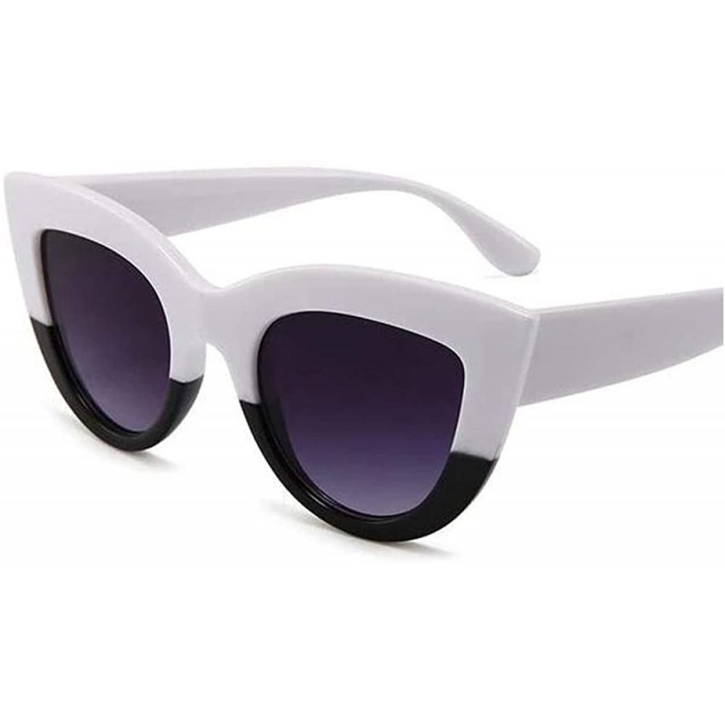 Goggle The Vintage 50s Pop Art Retro Cat Eye Plastic Frame Clout Goggles Sunglasses for Girls and Women - CG193YHRO4C $39.80
