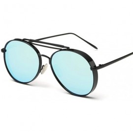 Aviator Pink Sunglasses Women Brand Designer UV400 Shades Golden Ladies Eyewear 2 - 6 - CE18YNDE6I5 $14.03