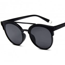 Oversized Vintage Sunglasses Women Luxury Plastic Ocean Lens Sun Glasses Classic - Transparent Blue - C618WC3Y3Y9 $10.71